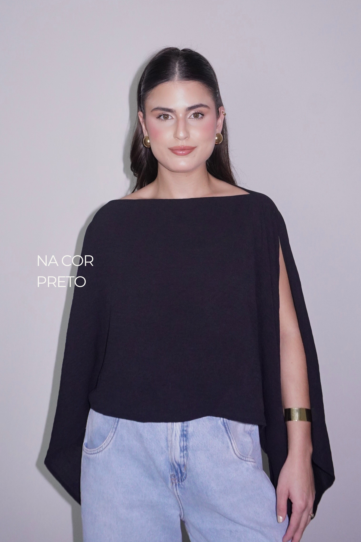 BATA AMÉLIA PRETA - Fluída com Top