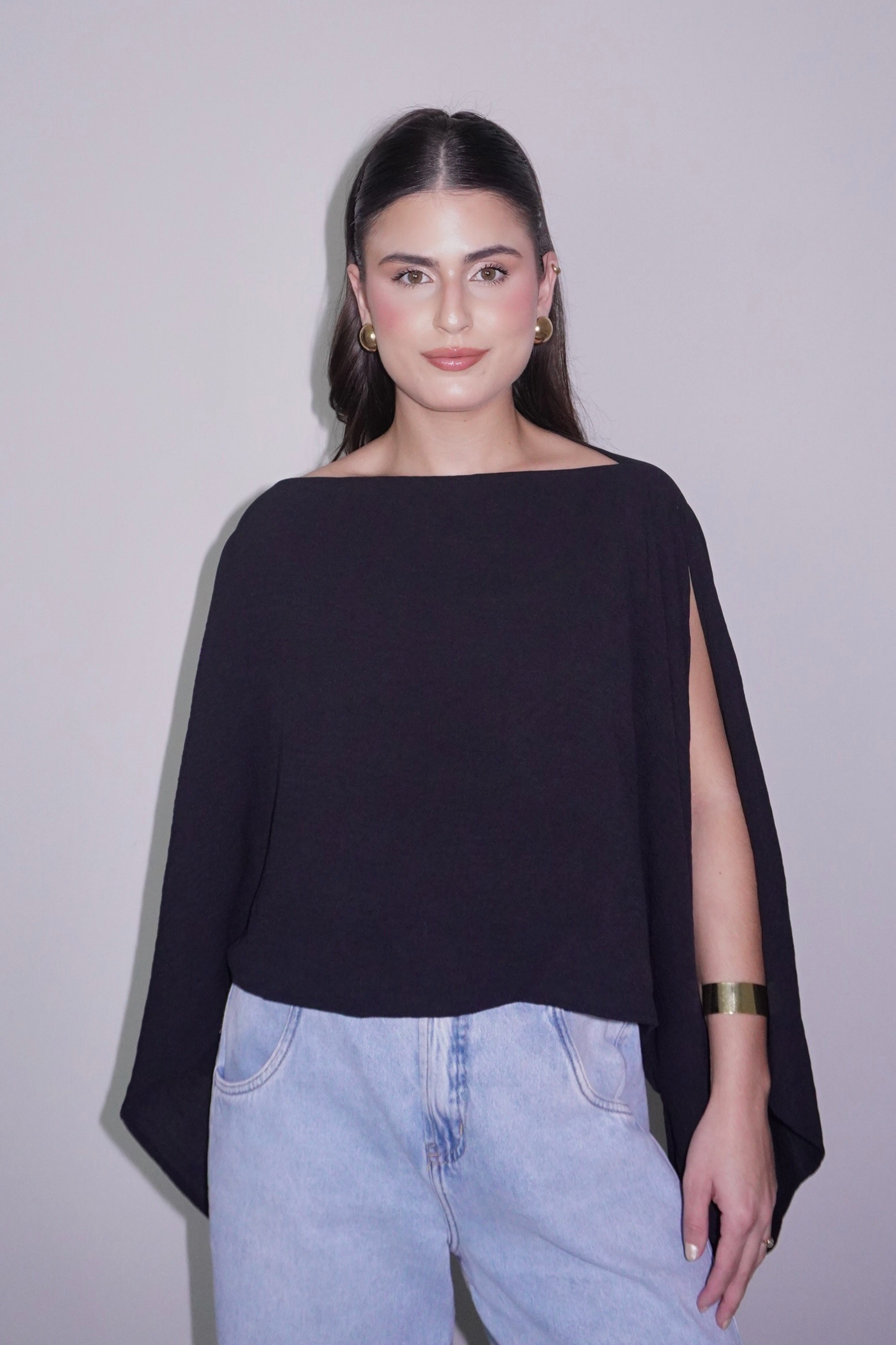 BATA AMÉLIA PRETA - Fluída com Top