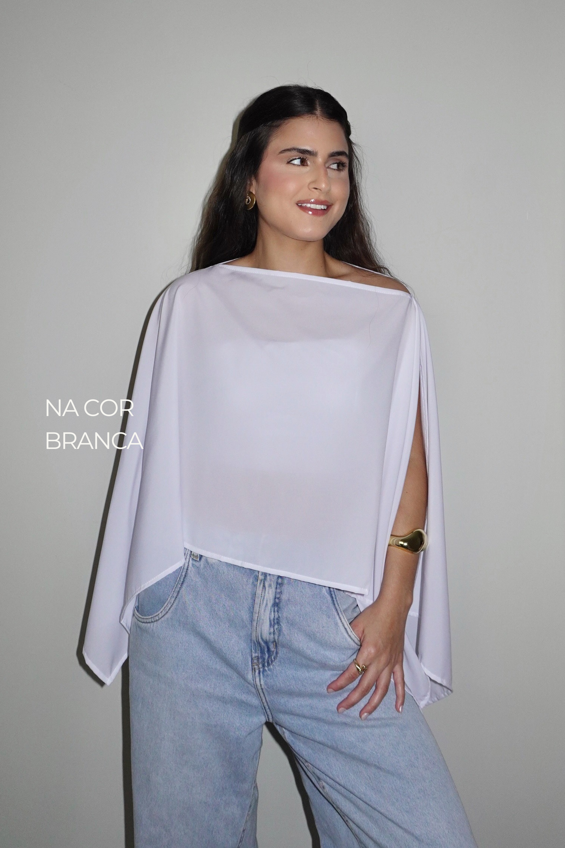 BATA AMÉLIA BRANCA - Fluída com Top