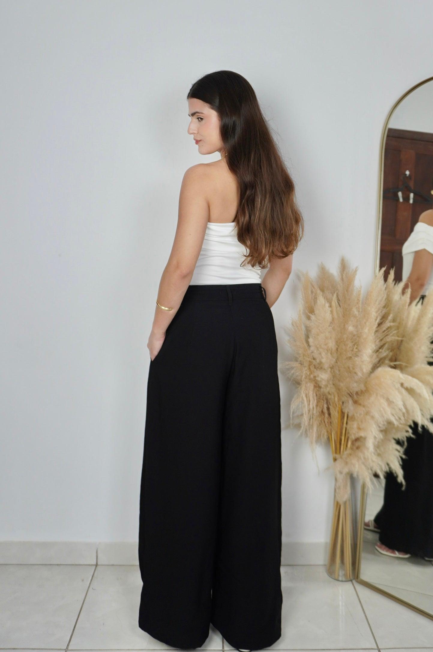 CALÇA ALFAIATARIA MAFÊ PRETA