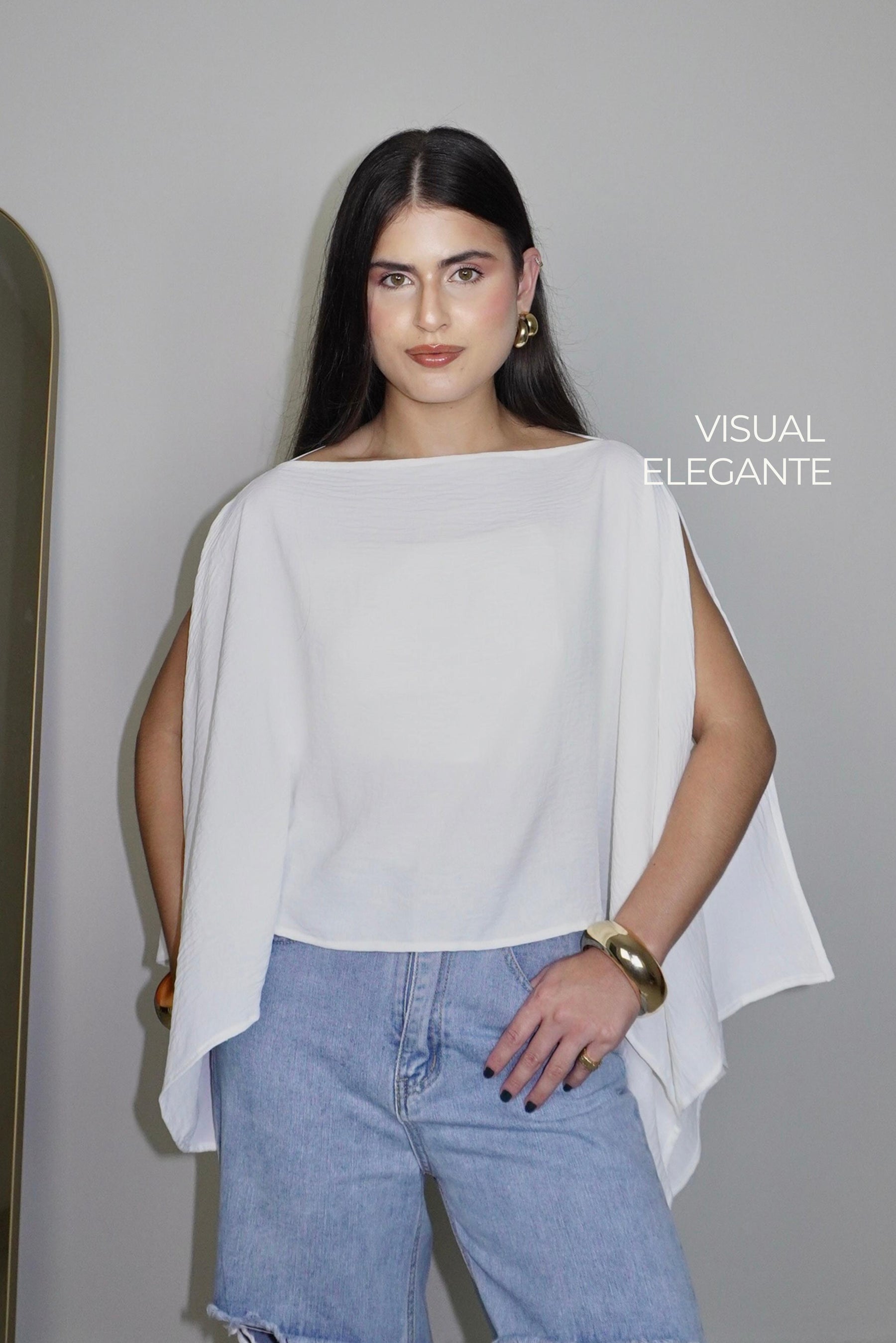 BATA AMÉLIA BRANCA - Fluída com Top