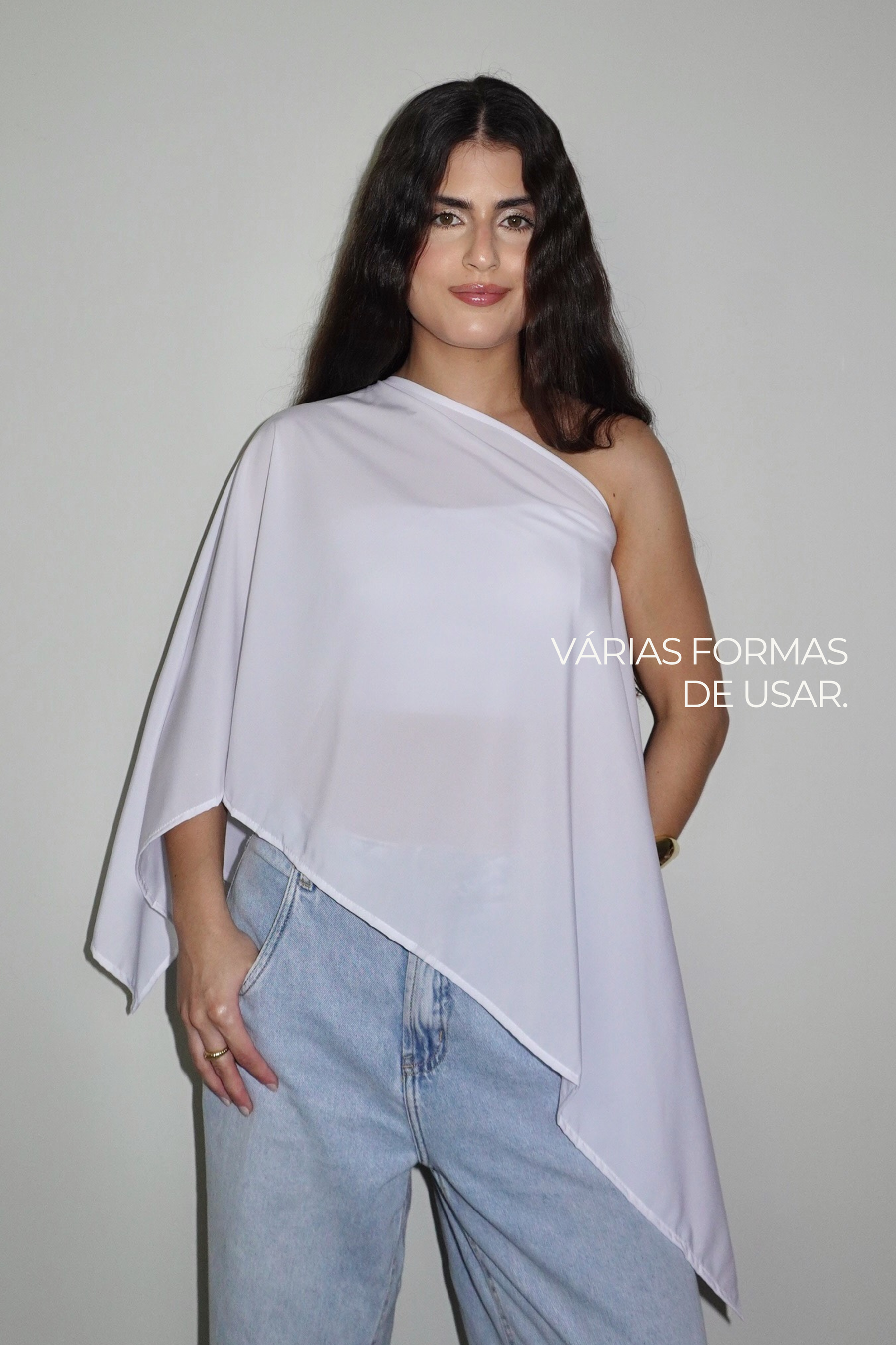 BATA AMÉLIA BRANCA - Fluída com Top