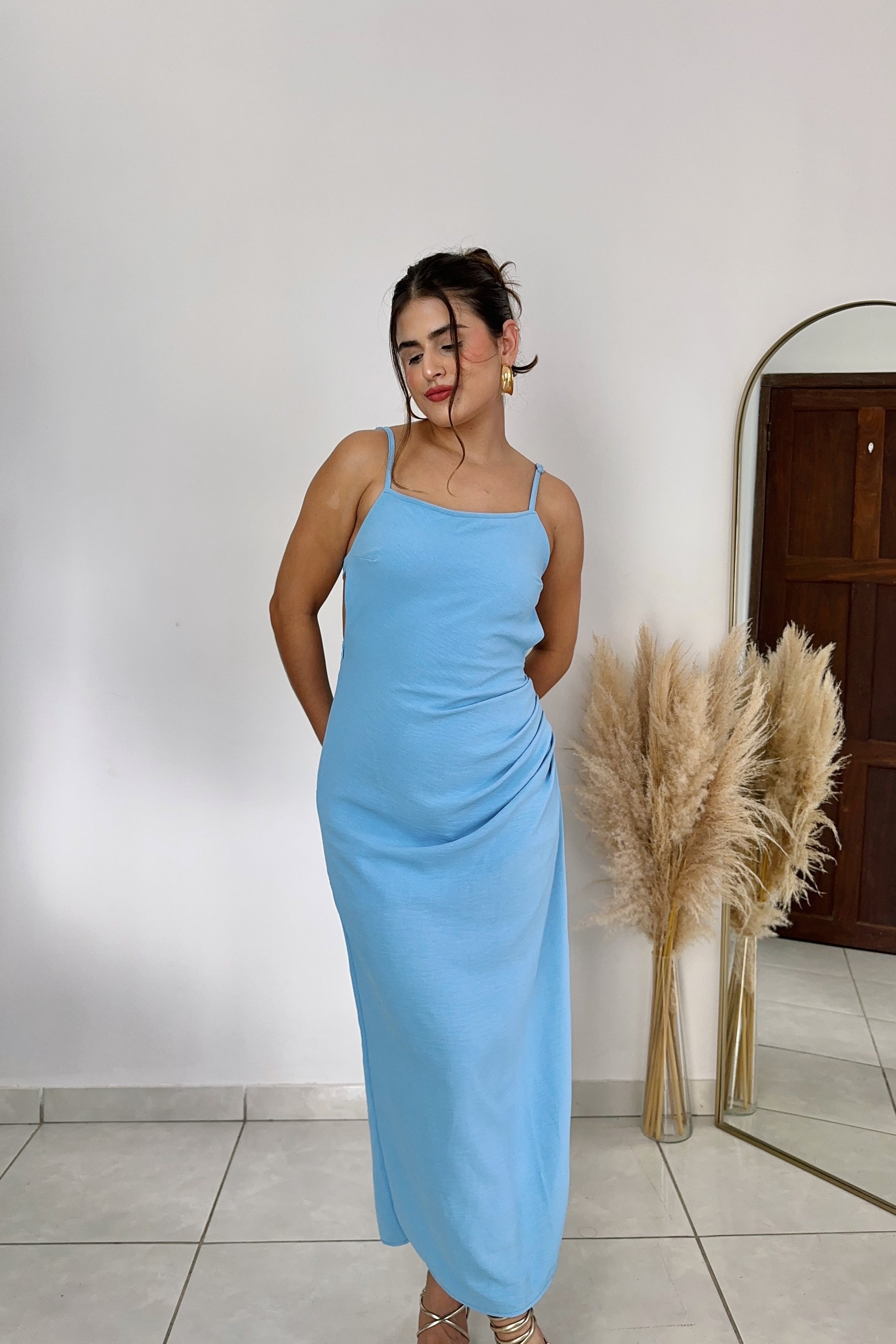 VESTIDO JASMIN AZUL