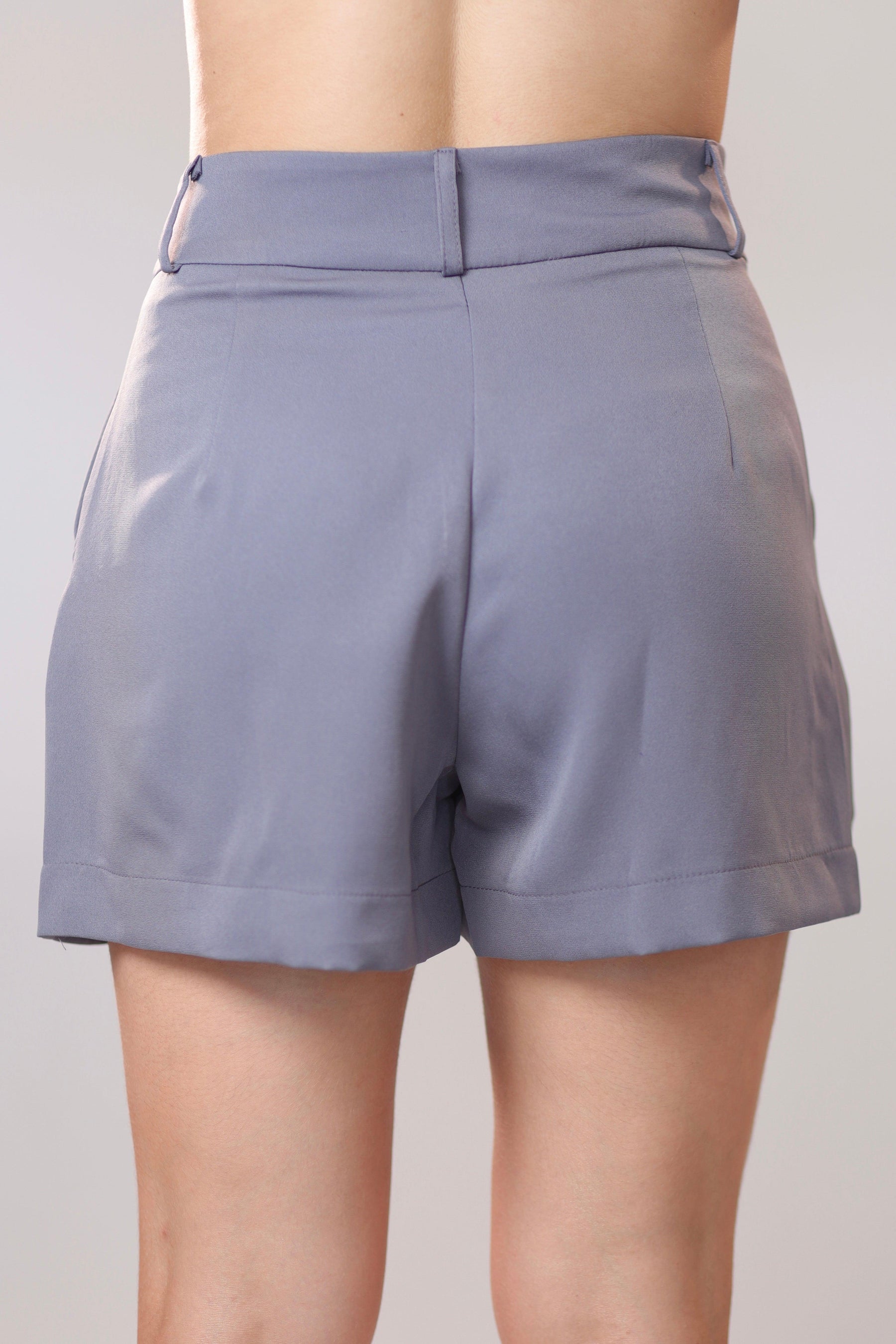 SHORT SAIA MELINA CINZA