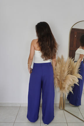 CALÇA ALFAIATARIA MAFÊ AZUL MARINHO