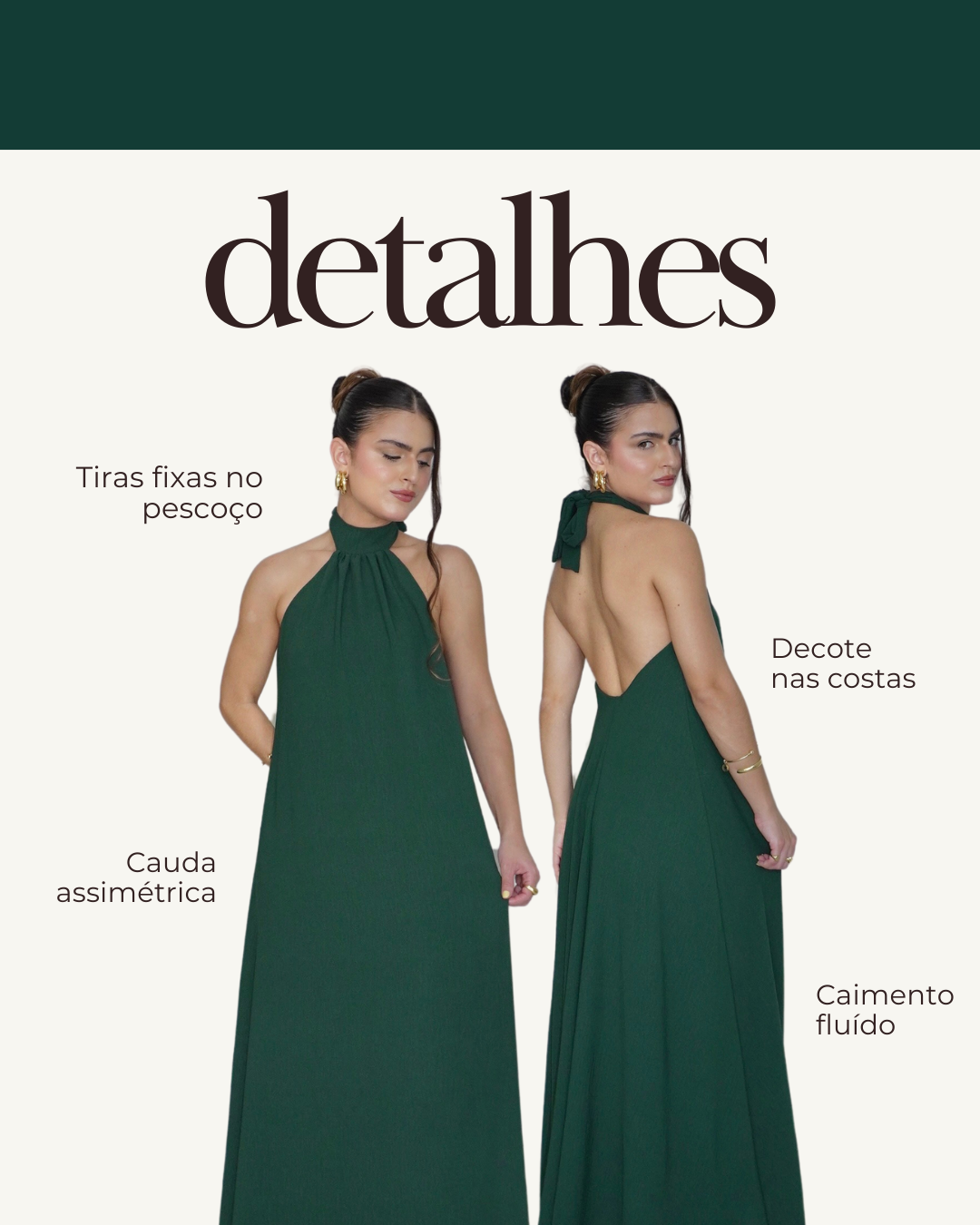 Tabela de medidas do produto