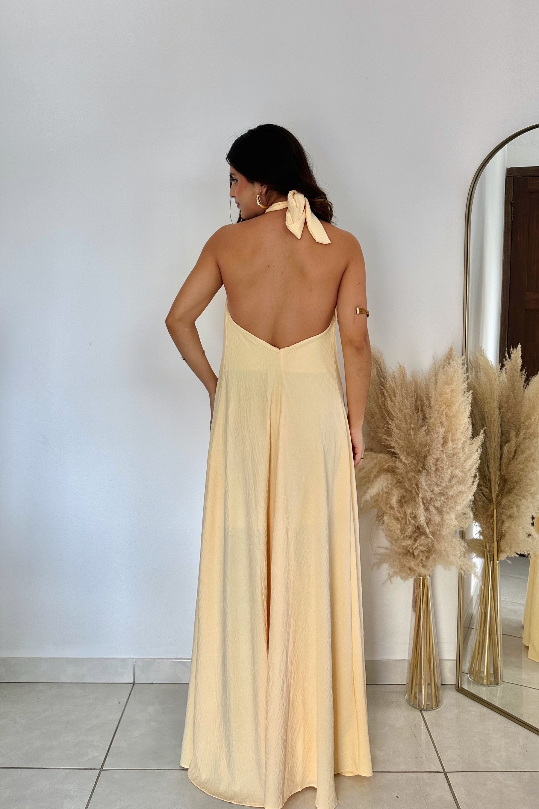 VESTIDO JADE AMARELO