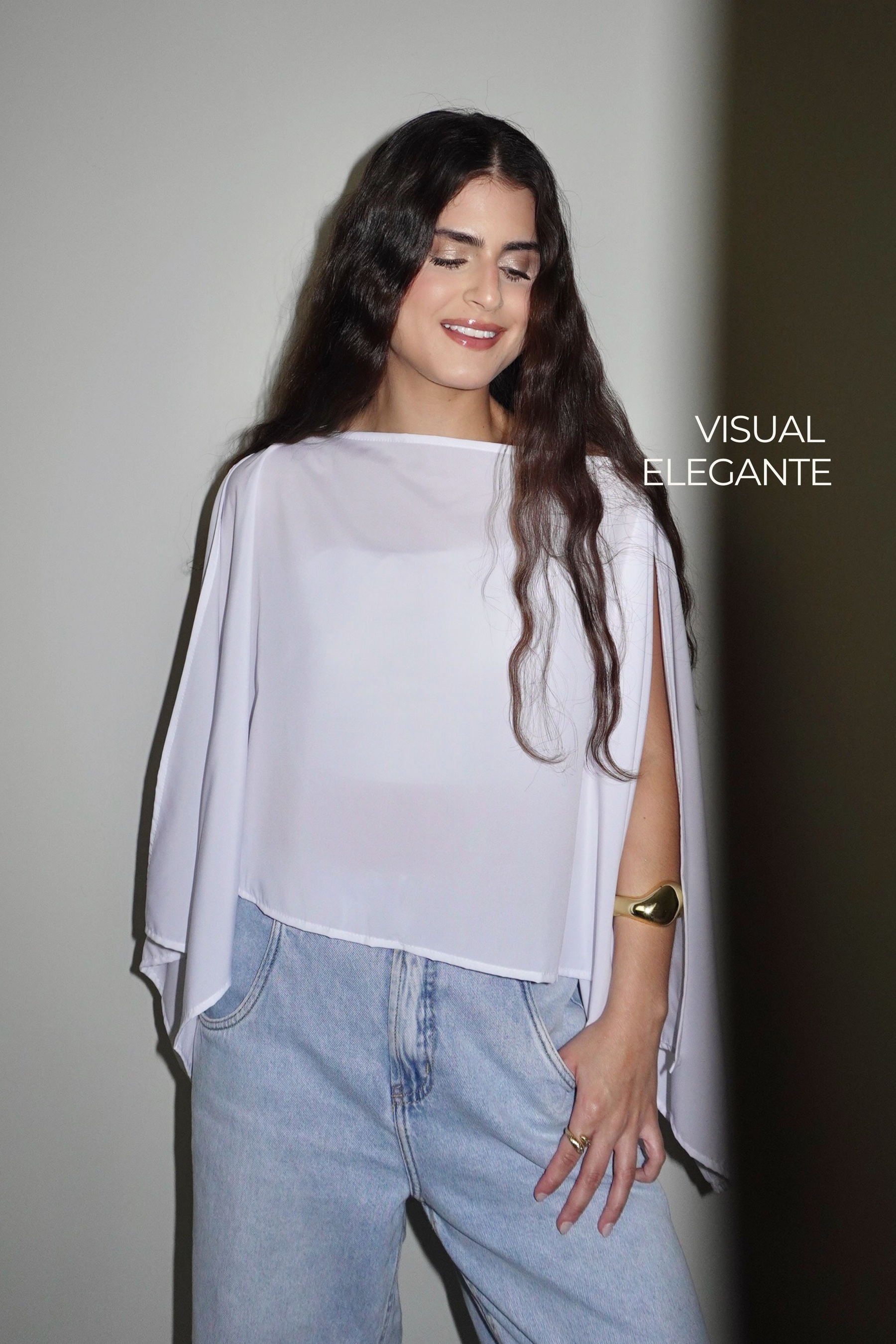 BATA AMÉLIA BRANCA - Fluída com Top