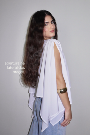 BATA AMÉLIA BRANCA - Fluída com Top