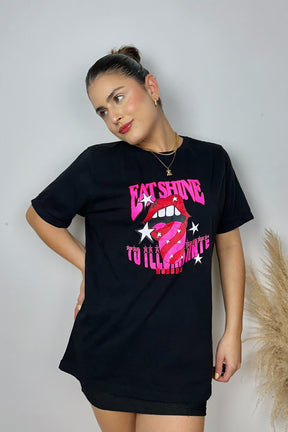 T-SHIRT BOCA ROSA