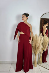 CONJUNTO GRÉCIA VERMELHO CEREJA