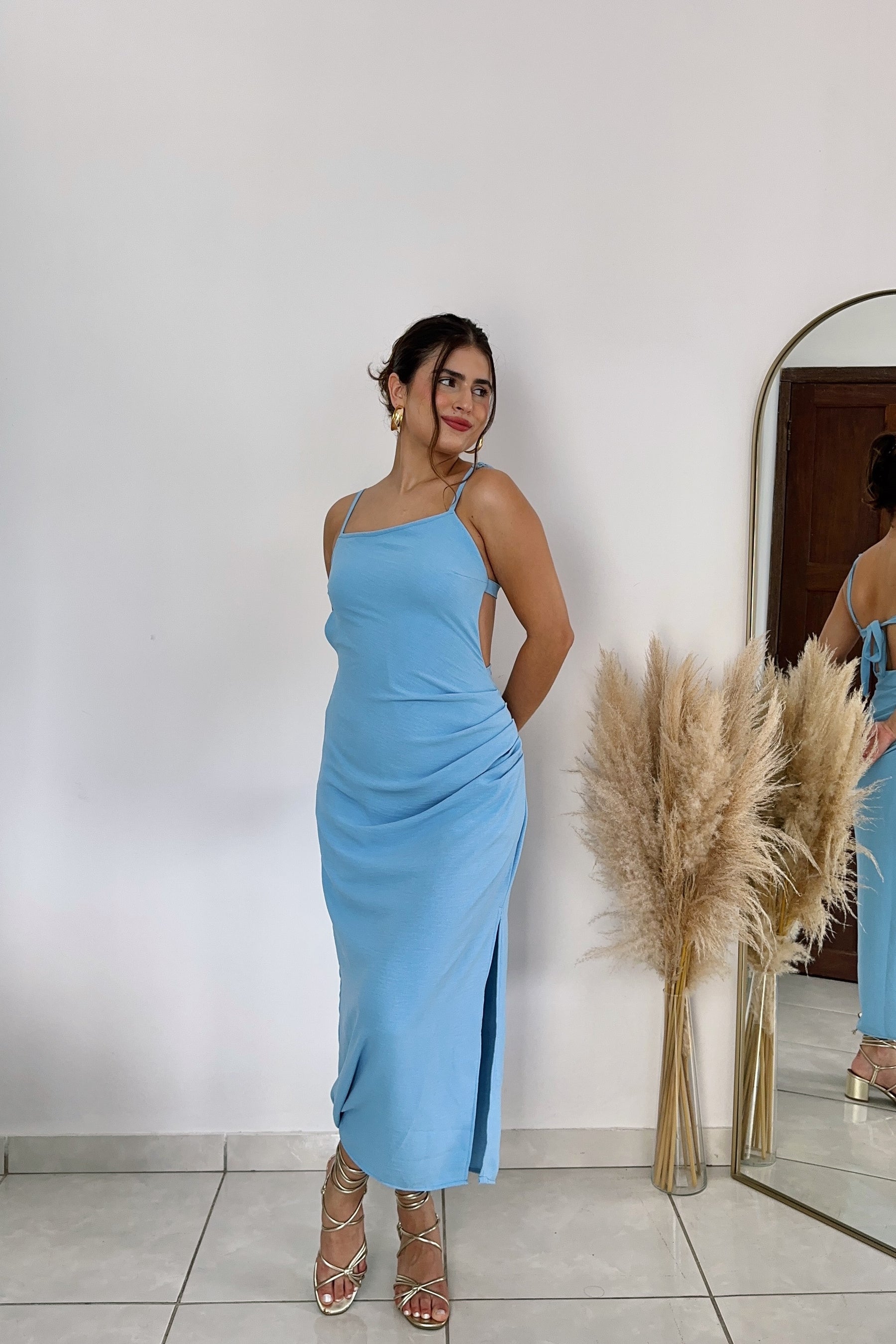 VESTIDO JASMIN AZUL